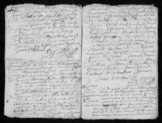 13 vues Registre paroissial. Baptêmes, mariages, sépultures (avril-décembre 1729) ; baptêmes, sépultures (janvier 1730)