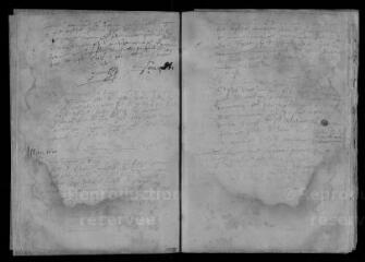 42 vues Registre paroissial. Baptêmes, mariages, sépultures (janvier 1620-novembre 1625)