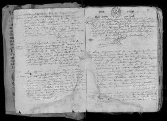 312 vues Registre paroissial. Baptêmes, mariages, sépultures (mai 1676-décembre 1709)