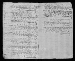 5 vues Registre paroissial. Sépultures (avril 1663-décembre 1667)