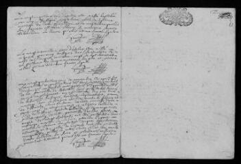 6 vues  - Registre paroissial. Baptêmes, mariages, sépultures (avril-novembre 1711) (ouvre la visionneuse)