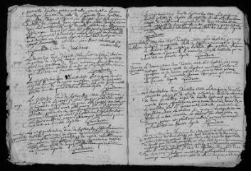 7 vues  - Registre paroissial. Baptêmes, mariages, sépultures (janvier-novembre 1722) (ouvre la visionneuse)