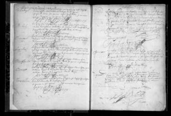 266 vues  - Registre paroissial. Baptêmes (septembre 1635-septembre 1645) (ouvre la visionneuse)
