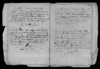11 vues  - Registre paroissial. Baptêmes (janvier-juin 1668) (ouvre la visionneuse)