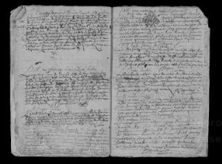 13 vues Registre paroissial. Baptêmes, mariages, sépultures (décembre 1680-juin 1681)