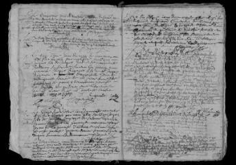 35 vues Registre paroissial. Baptêmes, mariages, sépultures (juin 1680-novembre 1683)
