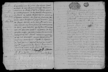 26 vues Registre paroissial. Baptêmes, mariages, sépultures (juin 1690-octobre 1691)