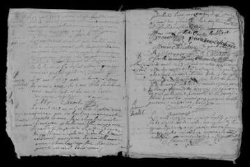 45 vues Registre paroissial. Baptêmes, mariages, sépultures (février 1727-mars 1730)