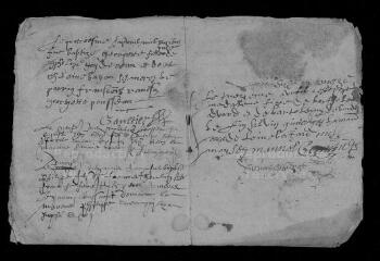 7 vues Registre paroissial. Baptêmes (janvier-juillet 1611)