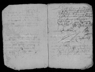 19 vues  - Registre paroissial. Baptêmes (avril 1634-septembre 1635) (ouvre la visionneuse)