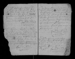 72 vues Registre paroissial. Baptêmes (septembre 1635-juillet 1640)