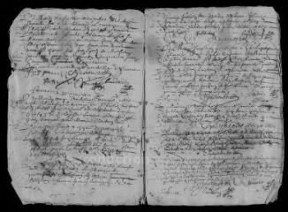 10 vues  - Registre paroissial. Mariages (1666-février 1668) (ouvre la visionneuse)