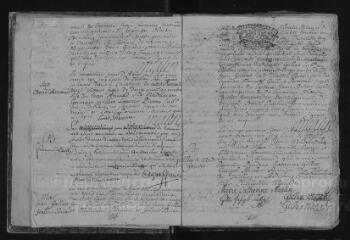 189 vues  - Registre paroissial. Baptêmes, mariages, sépultures (juin 1731-décembre 1742) ; baptême (janvier 1743) (ouvre la visionneuse)