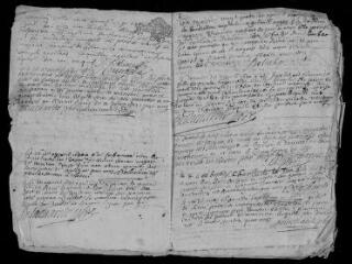 14 vues Registre paroissial. Baptêmes, mariages, sépultures (1690-décembre 1691) ; baptêmes, sépultures (janvier-mars 1692)
