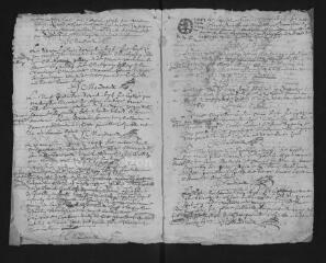 13 vues Registre paroissial. Baptêmes, mariages, sépultures (février 1674-juillet 1675)