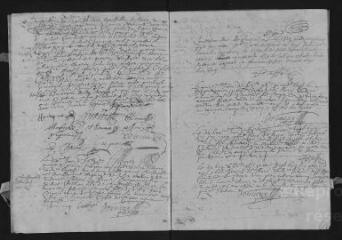 21 vues  - Registre paroissial. Baptêmes, mariages, sépultures (février 1688-mai 1689) (ouvre la visionneuse)