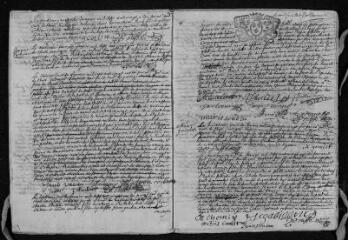 15 vues Registre paroissial. Baptêmes, mariages, sépultures (1720-janvier 1721)