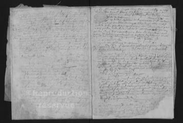 17 vues Registre paroissial. Baptêmes, mariages, sépultures (août 1683-décembre 1691) ; baptêmes, mariages (janvier 1692)