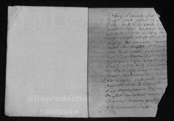 5 vues Registre paroissial. Baptêmes, sépultures (janvier-octobre 1714)