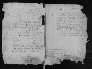 424 vues Registre paroissial. Baptêmes, mariages, sépultures (1611-1761).
