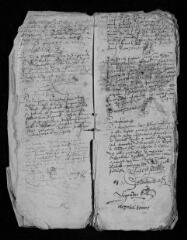 58 vues Registre paroissial. Baptêmes (février 1605-juin 1612)