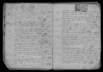 29 vues Registre paroissial. Baptêmes, mariages, sépultures (février 1699-mai 1701)