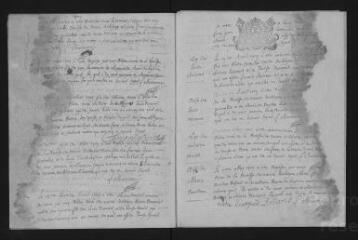 11 vues Registre paroissial. Baptêmes, mariages, sépultures (1709-janvier 1711)