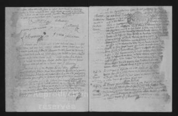 9 vues Registre paroissial. Baptêmes, mariages, sépultures (juin 1717-janvier 1718)