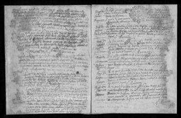 17 vues Registre paroissial. Baptêmes, mariages, sépultures (octobre 1727-septembre 1731)