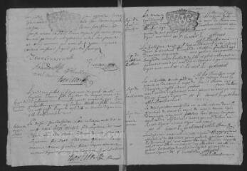 11 vues Registre paroissial. Baptêmes, mariages, sépultures (avril 1719-décembre 1721)