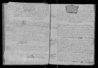 180 vues Registre paroissial. Baptêmes, mariages, sépultures (avril 1723-novembre 1732)