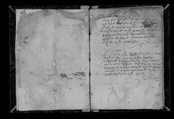 37 vues Registre paroissial. Baptêmes (1596-novembre 1601 ; mars 1638-mai 1644)