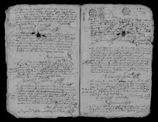 9 vues Registre paroissial. Baptêmes, mariages, sépultures (juin 1678-septembre 1679)
