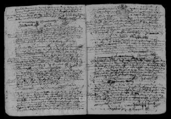 9 vues Registre paroissial. Baptêmes, mariages, sépultures (février 1681-avril 1682)