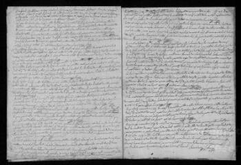 5 vues  - Registre paroissial. Baptêmes, mariages, sépultures (1731) ; mariages (février 1731) ; sépultures (mars 1732) (ouvre la visionneuse)