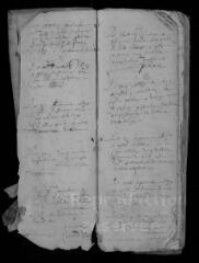 94 vues  - Registre paroissial. Mariages (novembre 1638-mai 1655) ; mariages, sépultures (novembre 1638-février 1655) (ouvre la visionneuse)