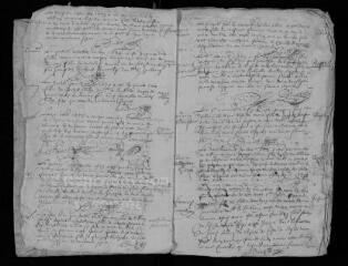 64 vues Registre paroissial. Baptêmes, mariages, sépultures (août 1673-avril 1684)