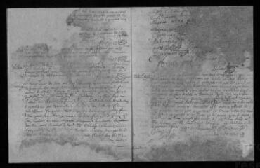 15 vues Registre paroissial. Baptêmes, mariages, sépultures (janvier-octobre 1705)