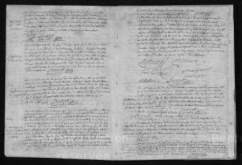 327 vues Registre paroissial. Baptêmes, mariages, sépultures (1701-1763) ; baptêmes (janvier 1764)