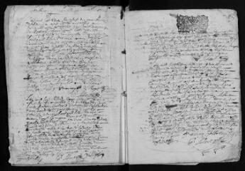 86 vues Registre paroissial des baptêmes, mariages, sépultures (1700-1710)