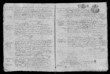 23 vues Registre paroissial des baptêmes, mariages, sépultures (1681)