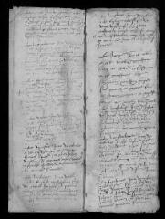 224 vues Registre paroissial des baptêmes (1574-1580 ; 1582-1596 ; 1601-1628)