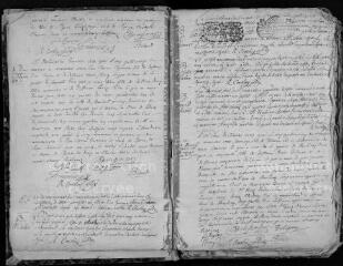 200 vues Registre paroissial des baptêmes, mariages, sépultures (1723-1737)