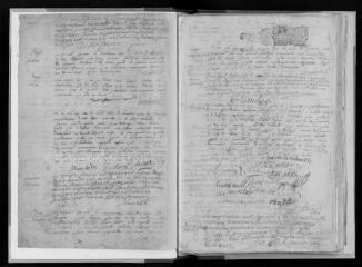 143 vues Registre paroissial des baptêmes, mariages, sépultures (1700 - février 1707)