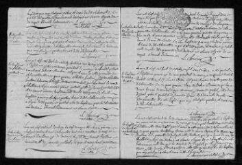 13 vues Registre paroissial. Baptêmes, sépultures (février-décembre 1708) - Baptêmes, mariages, sépultures (janvier-février 1709)