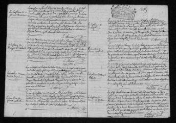 13 vues  - Registre paroissial. Baptêmes, mariages, sépultures (1713) - Sépulture (janvier 1714) (ouvre la visionneuse)