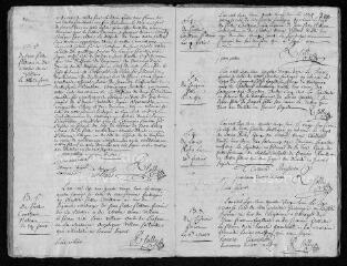 17 vues Registre paroissial. Baptêmes, mariages, sépultures (1788) - Sépulture (janvier 1789)