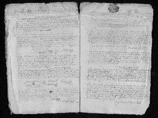 13 vues Registre paroissial. Baptêmes, mariages, sépultures (juin 1682-avril 1685)