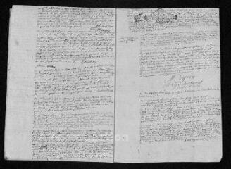 11 vues Registre paroissial. Baptêmes, mariages, sépultures (février 1692-mars 1693)