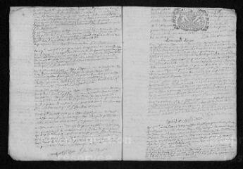 11 vues  - Registre paroissial. Baptêmes, mariages, sépultures (février 1707-février 1708) (ouvre la visionneuse)